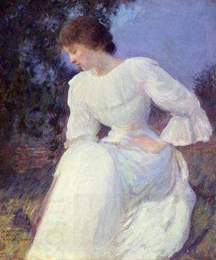 Edmund Charles Tarbell Woman in White, China oil painting art